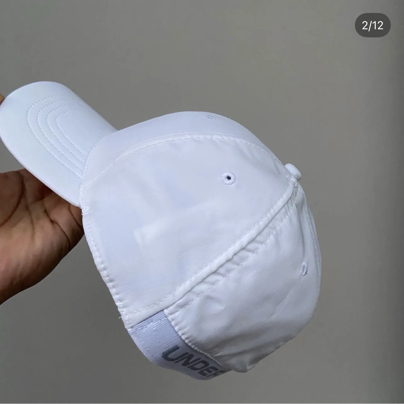 Under Armour Golf Performance Stretch Cap White | LG/XL