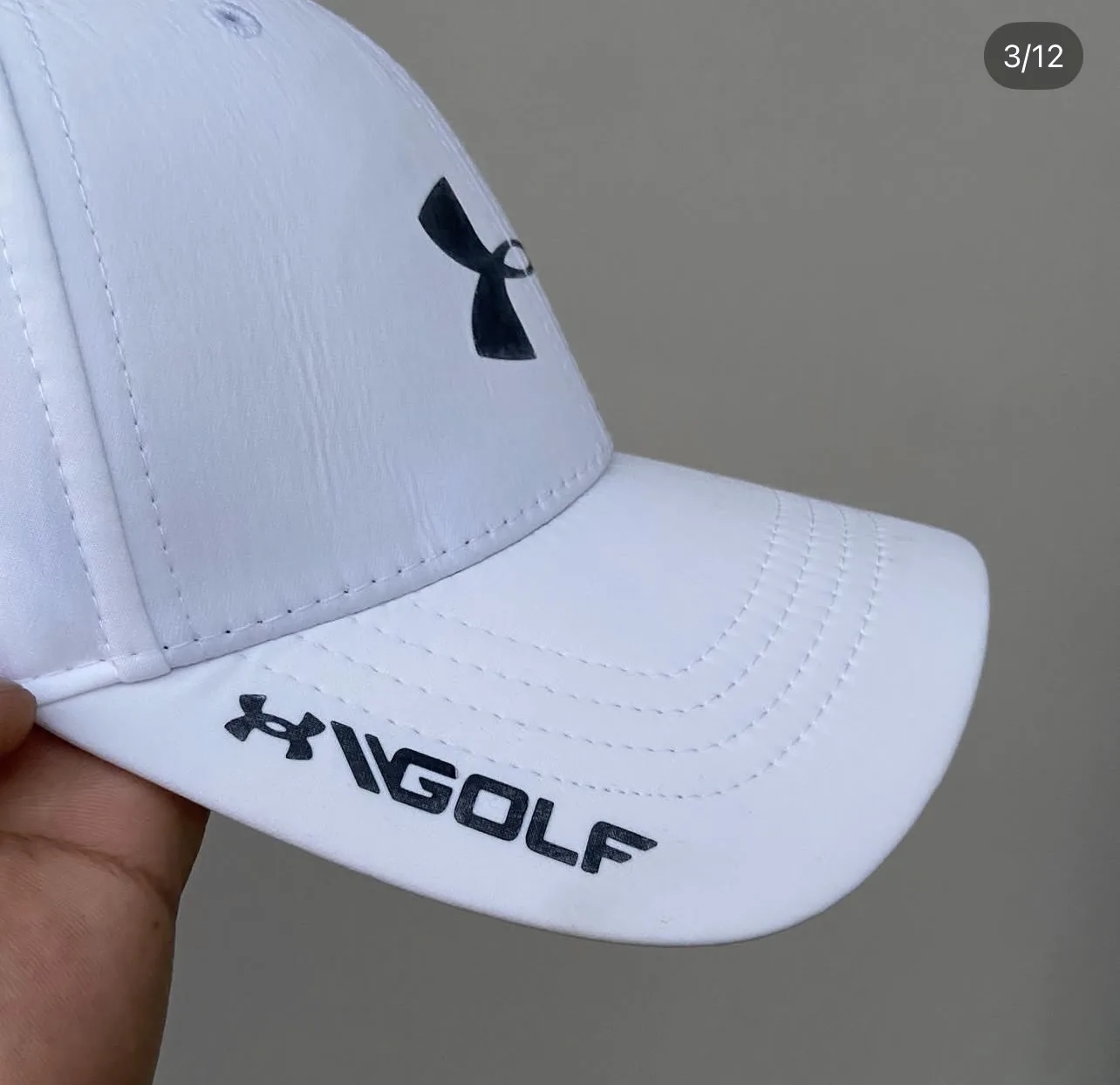 Under Armour Golf Performance Stretch Cap White | LG/XL