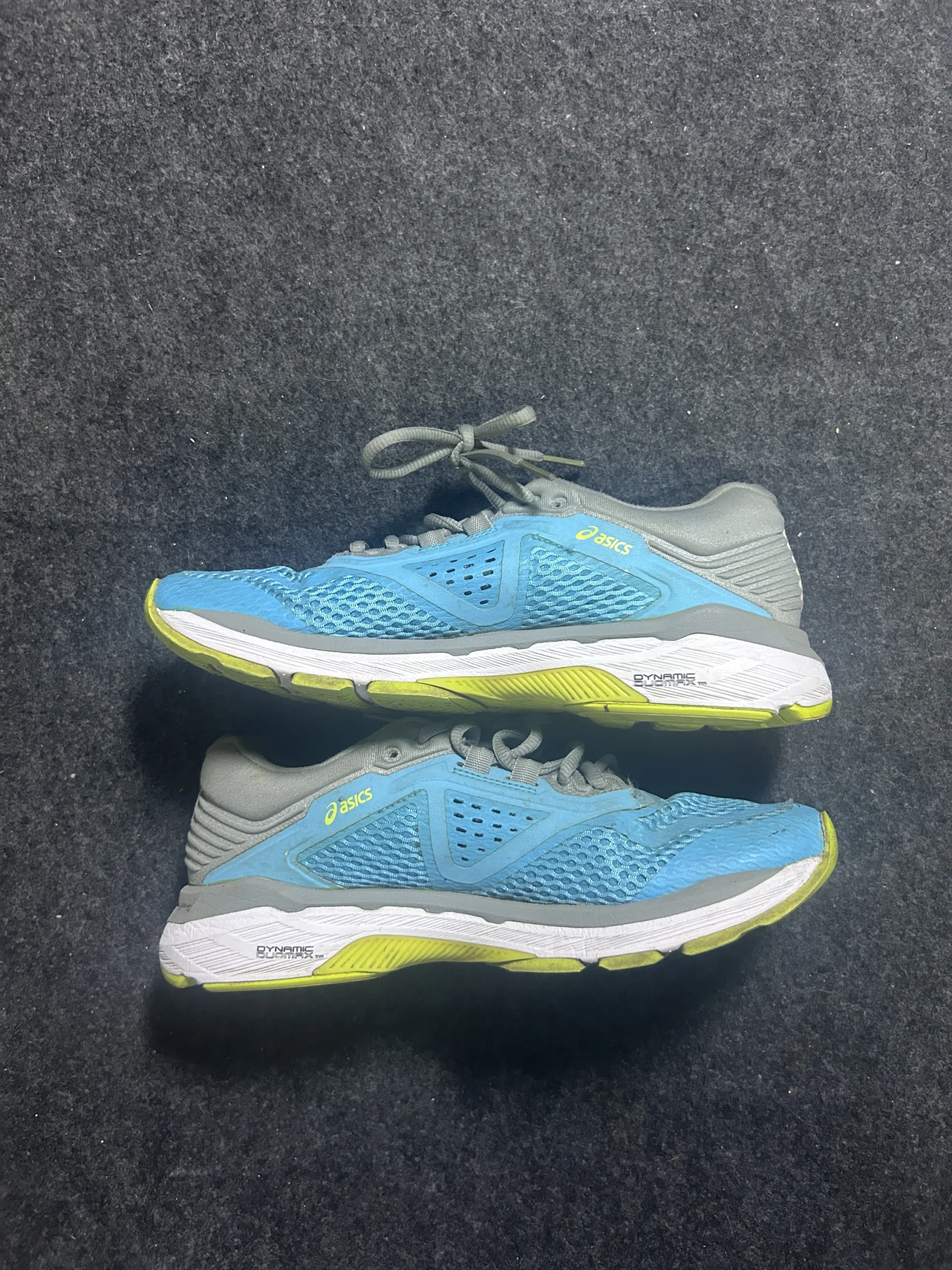 ASICS Dynamic Duomax Running Shoes Blue Grey Men’s US 8 / EU 39.5