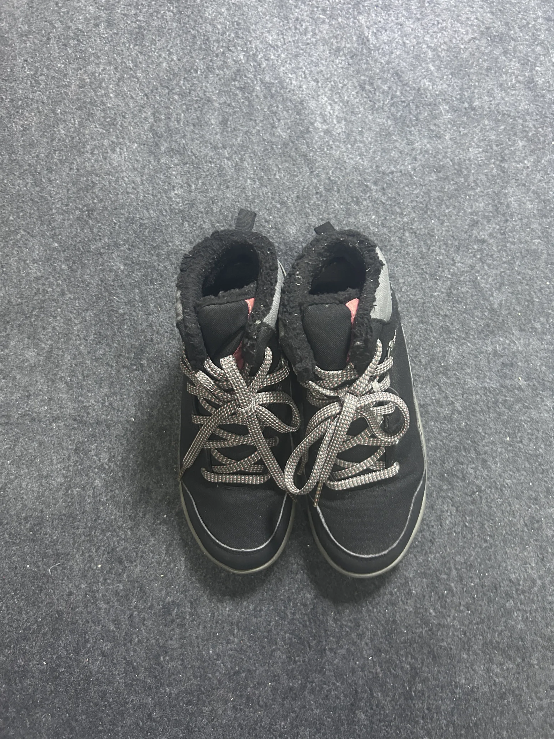 Quechua SH100 Warm Mid Waterproof Winter Hiking Boots Black | UK 4
