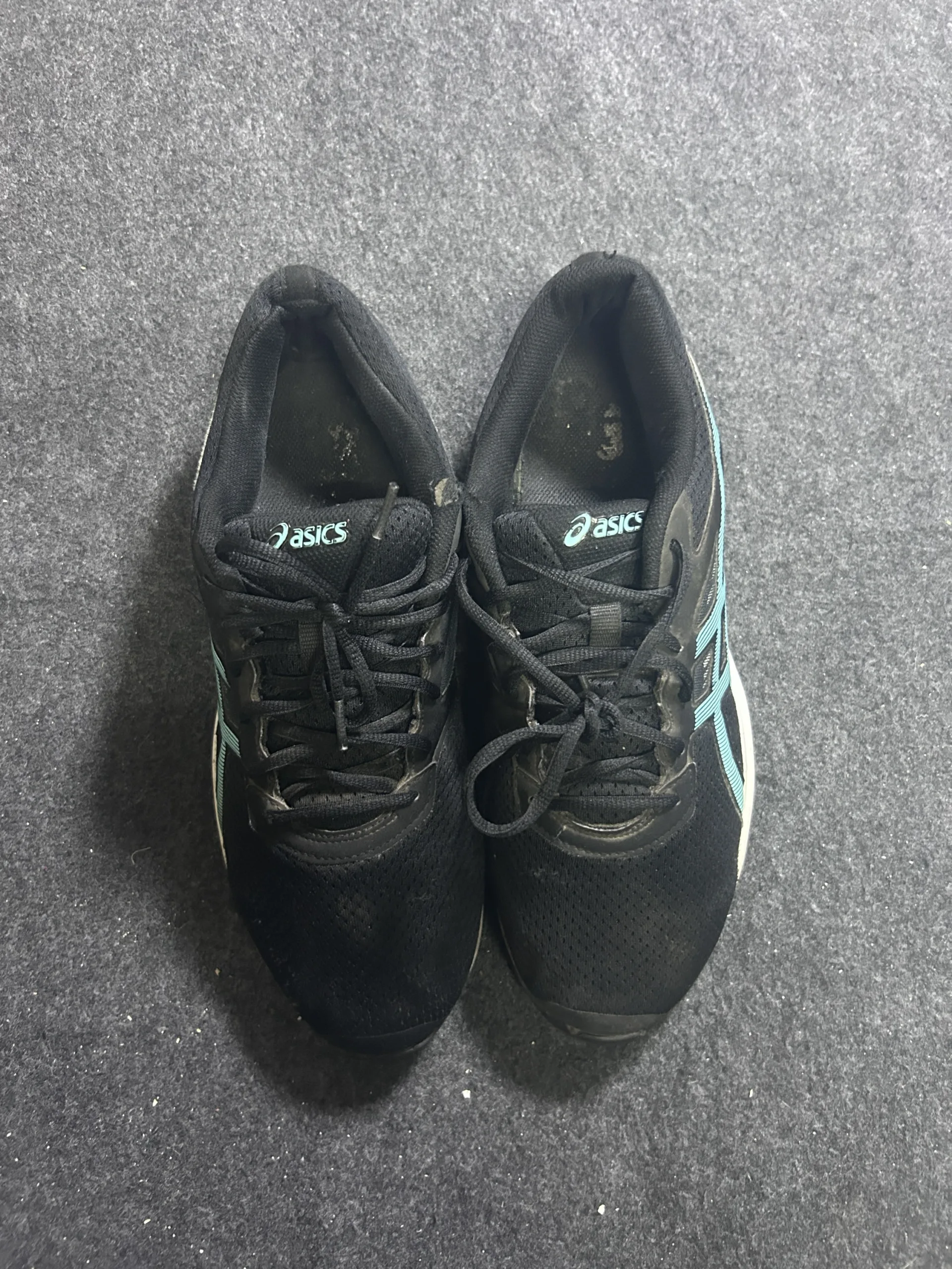 ASICS Fuzor B Black Running Shoes Size US 13 / EU 48 | Lightweight Sports Sneakers