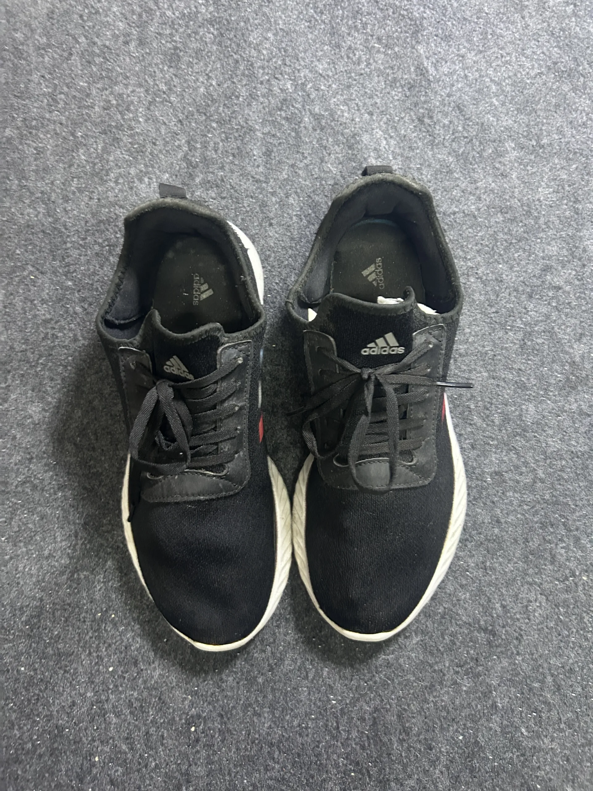 Adidas Ortholite Black Running Shoes – UK 9 | Lightweight Everyday Sports Sneakers