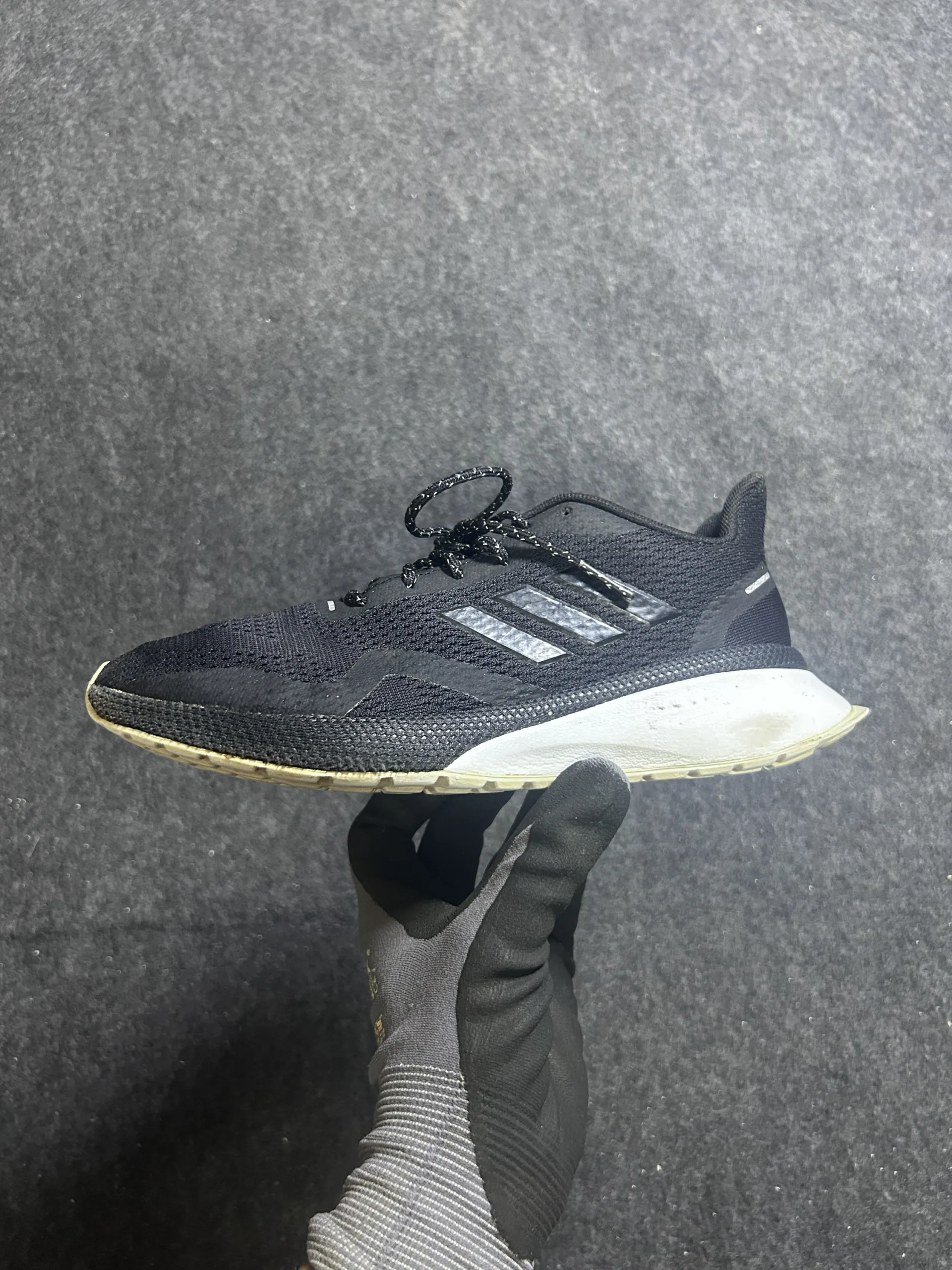 Adidas Cloudfoam Comfort Black Running Shoes  UK 4 | Lightweight