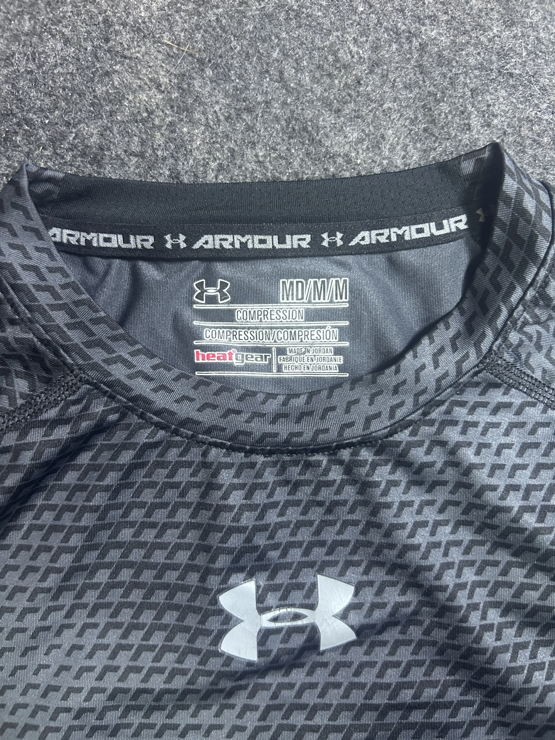 Under Armour HeatGear Compression T-Shirt Black | Men’s Gym & Running Base Layer M