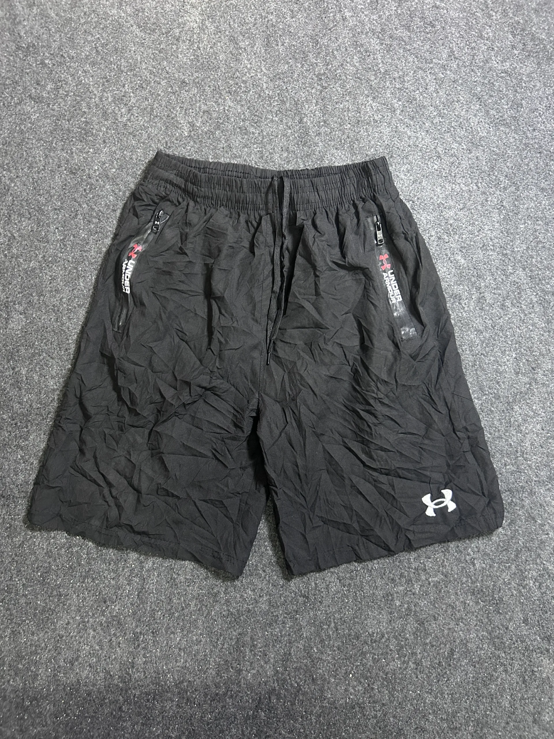 Under Armour Performance Lightweight Training Shorts Black | Quick-Dry Gym Shorts W26