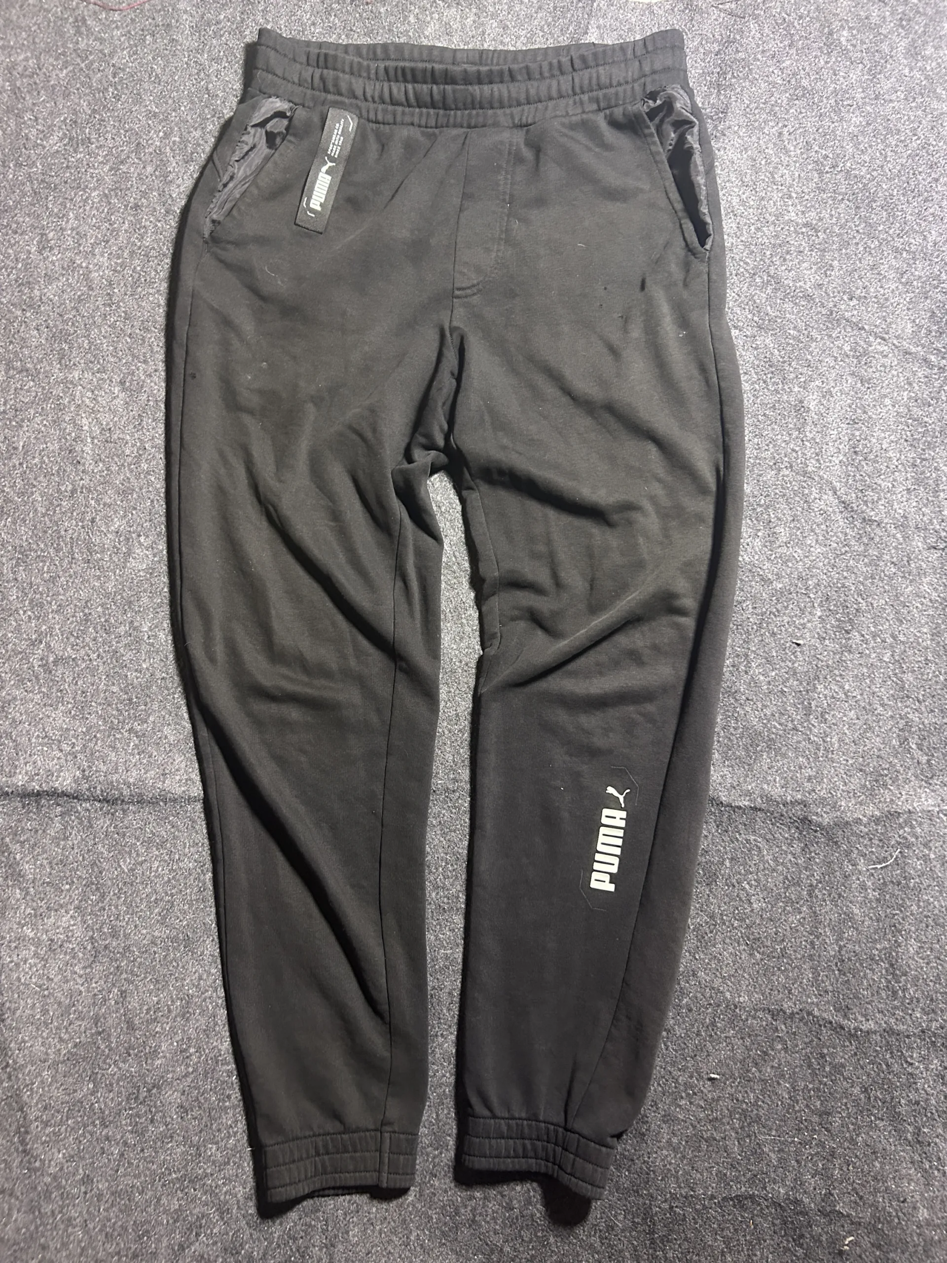 Puma Black Jogger Track Pants | W32