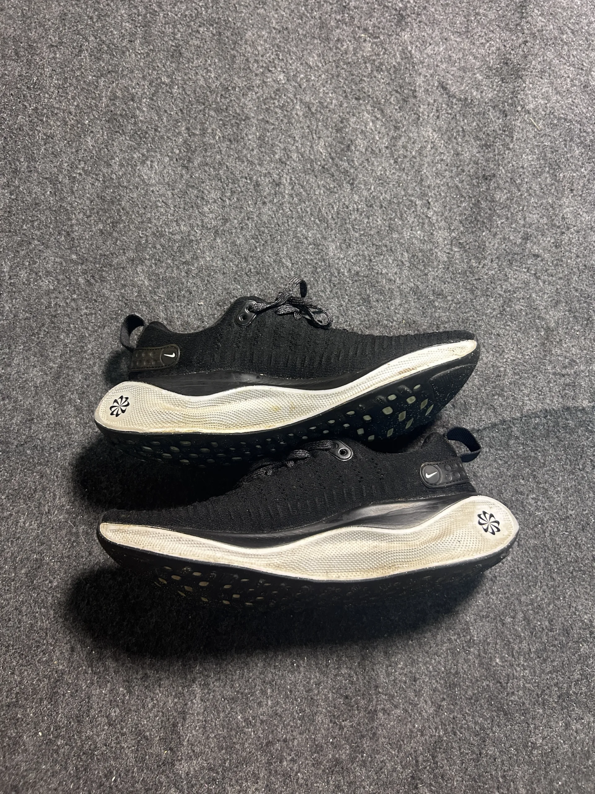 Nike ReactX Black Running Shoes | UK 4 | Lightweight Sports Sneakers