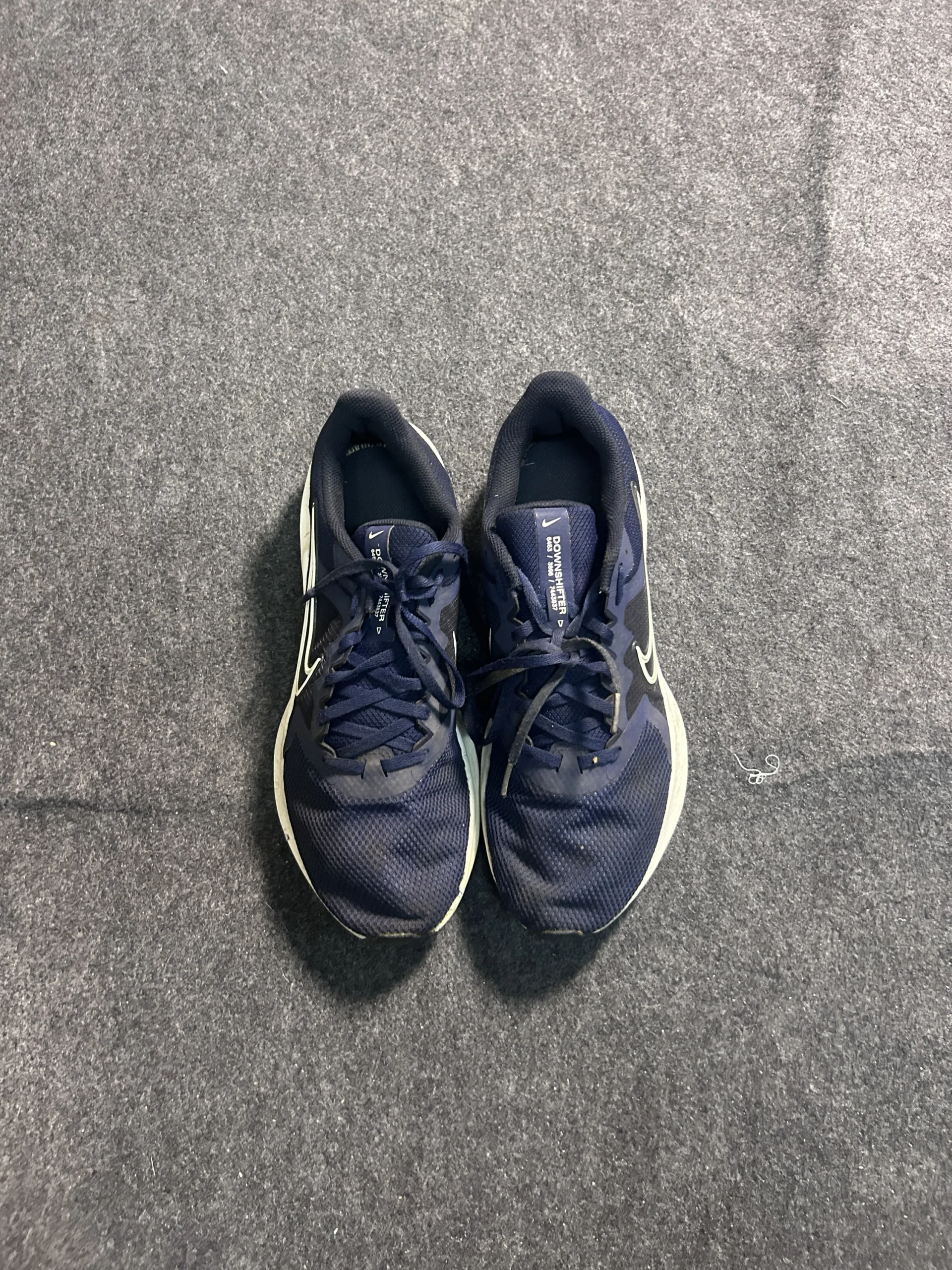 Nike Downshifter 7 Navy Running Shoes | UK 11 | Lightweight Sports Sneakers