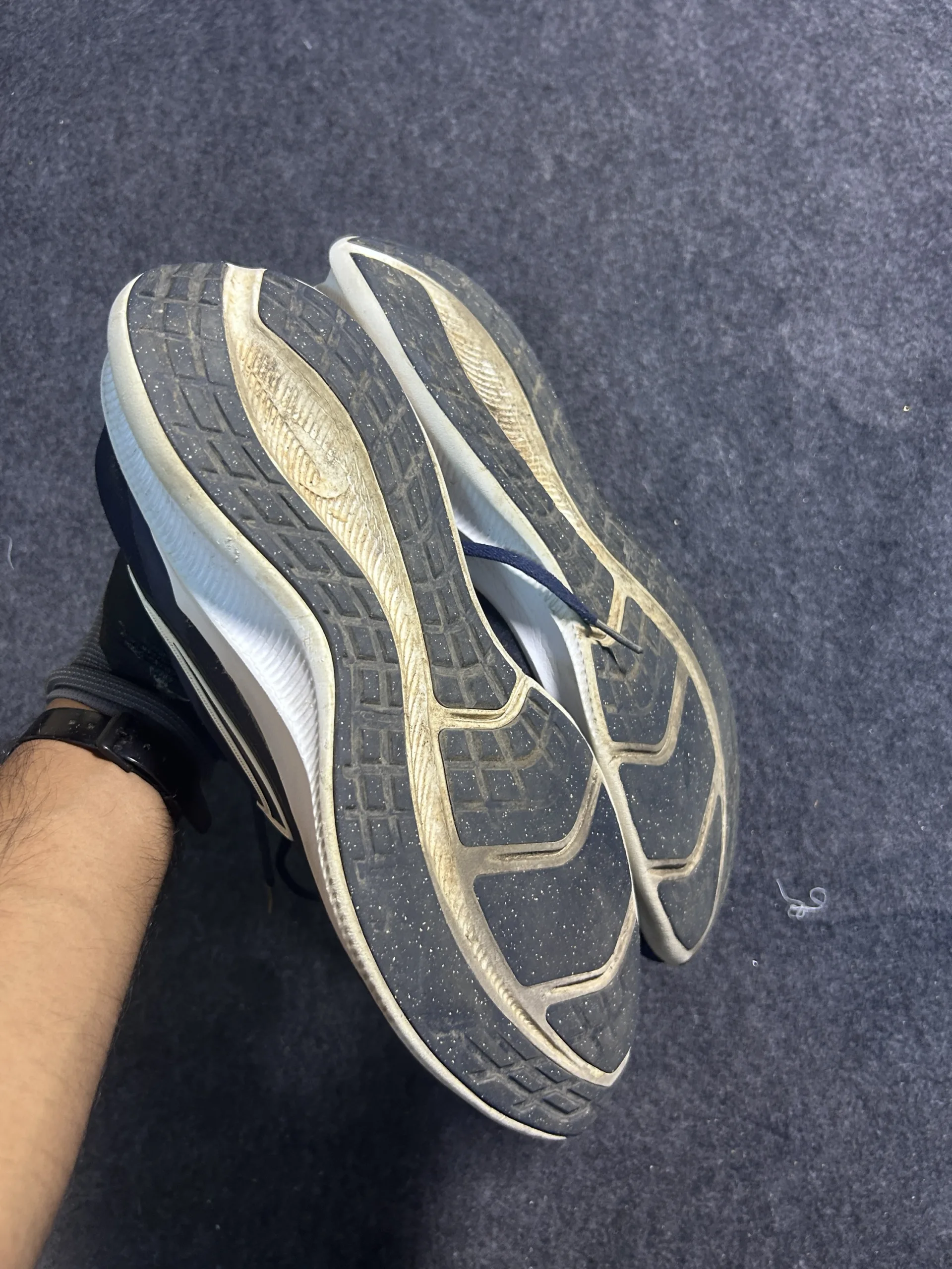 Nike Downshifter 7 Navy Running Shoes | UK 11 | Lightweight Sports Sneakers