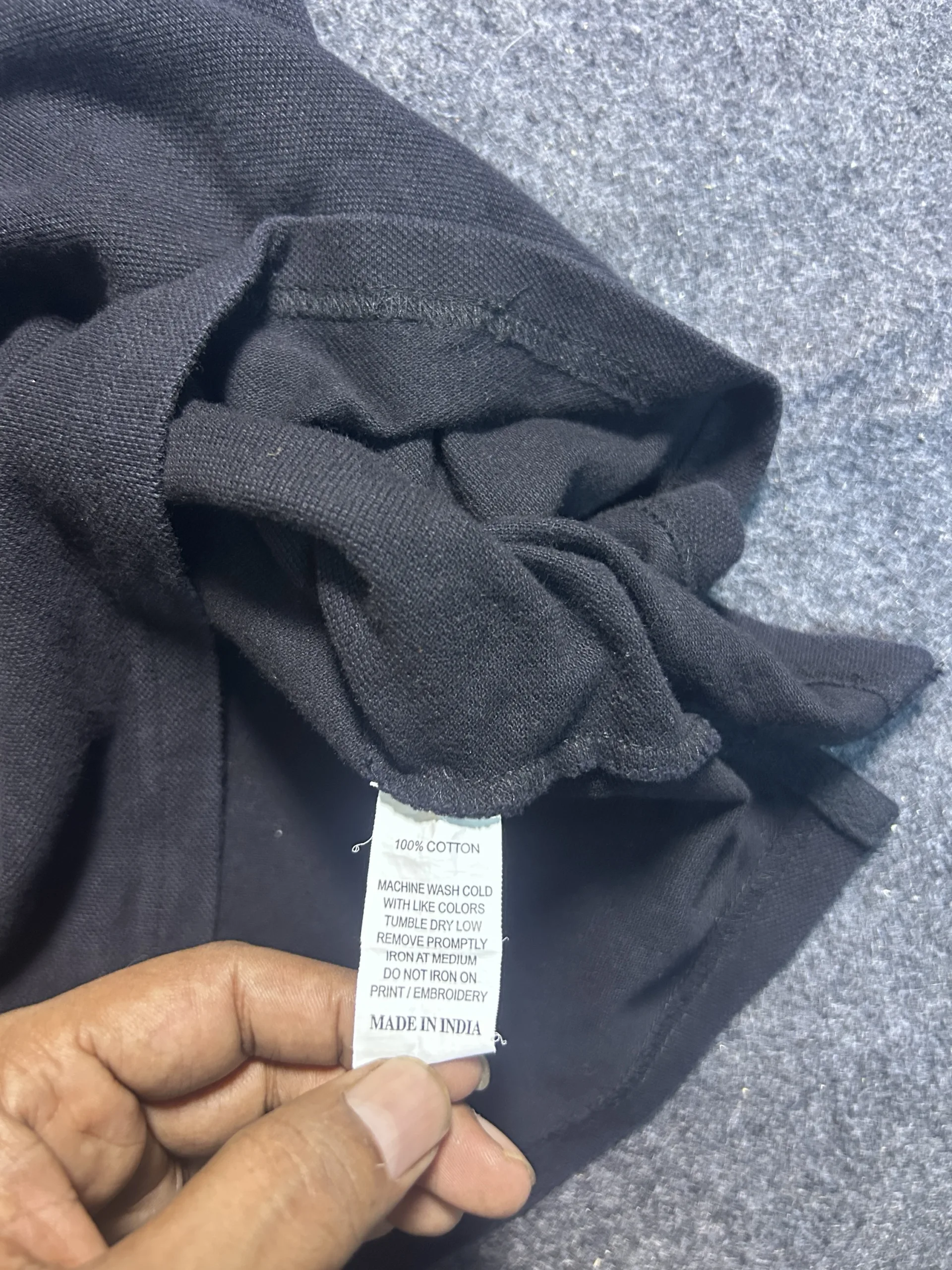 Lacoste Color Block Cotton Polo Shirt Black & White  M