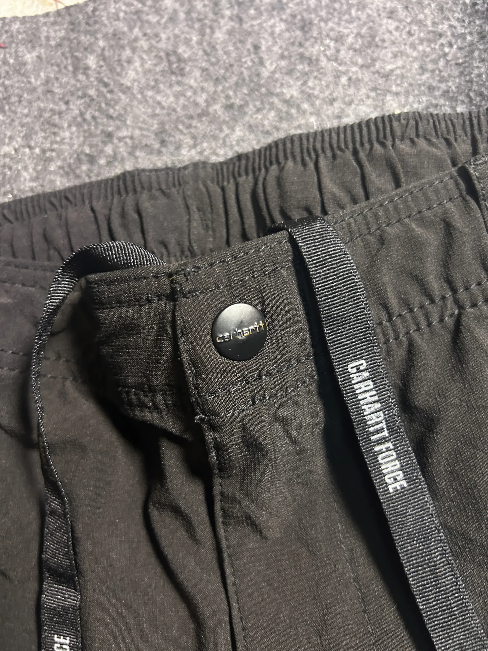 Carhartt Force Black Cargo Track Pants for Men | Utility Workwear W28