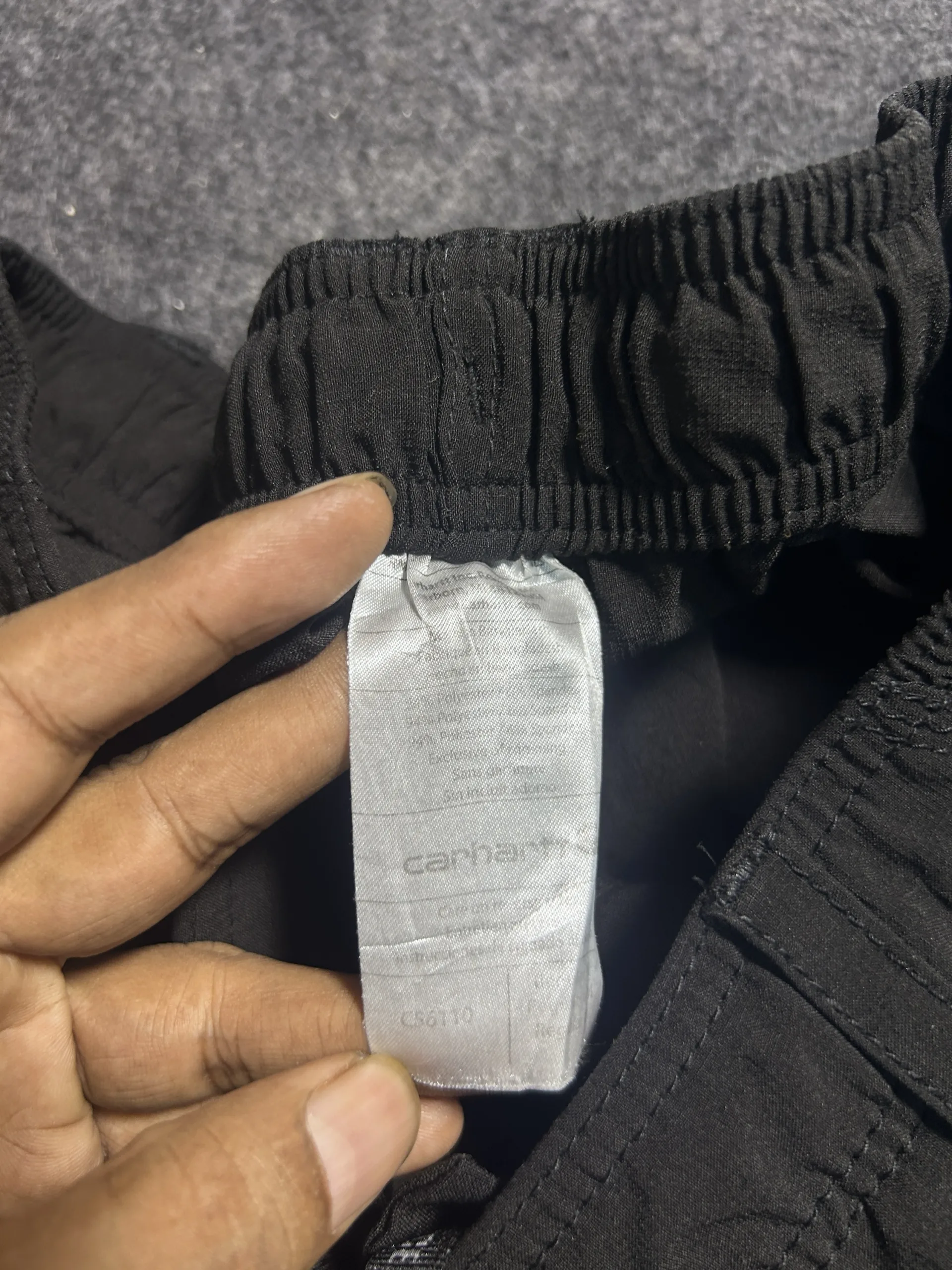 Carhartt Force Black Cargo Track Pants for Men | Utility Workwear W28