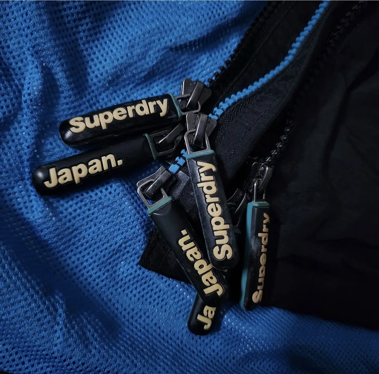 Superdry Professional Multi Chain Waterproof Windbreaker Jacket Black | M
