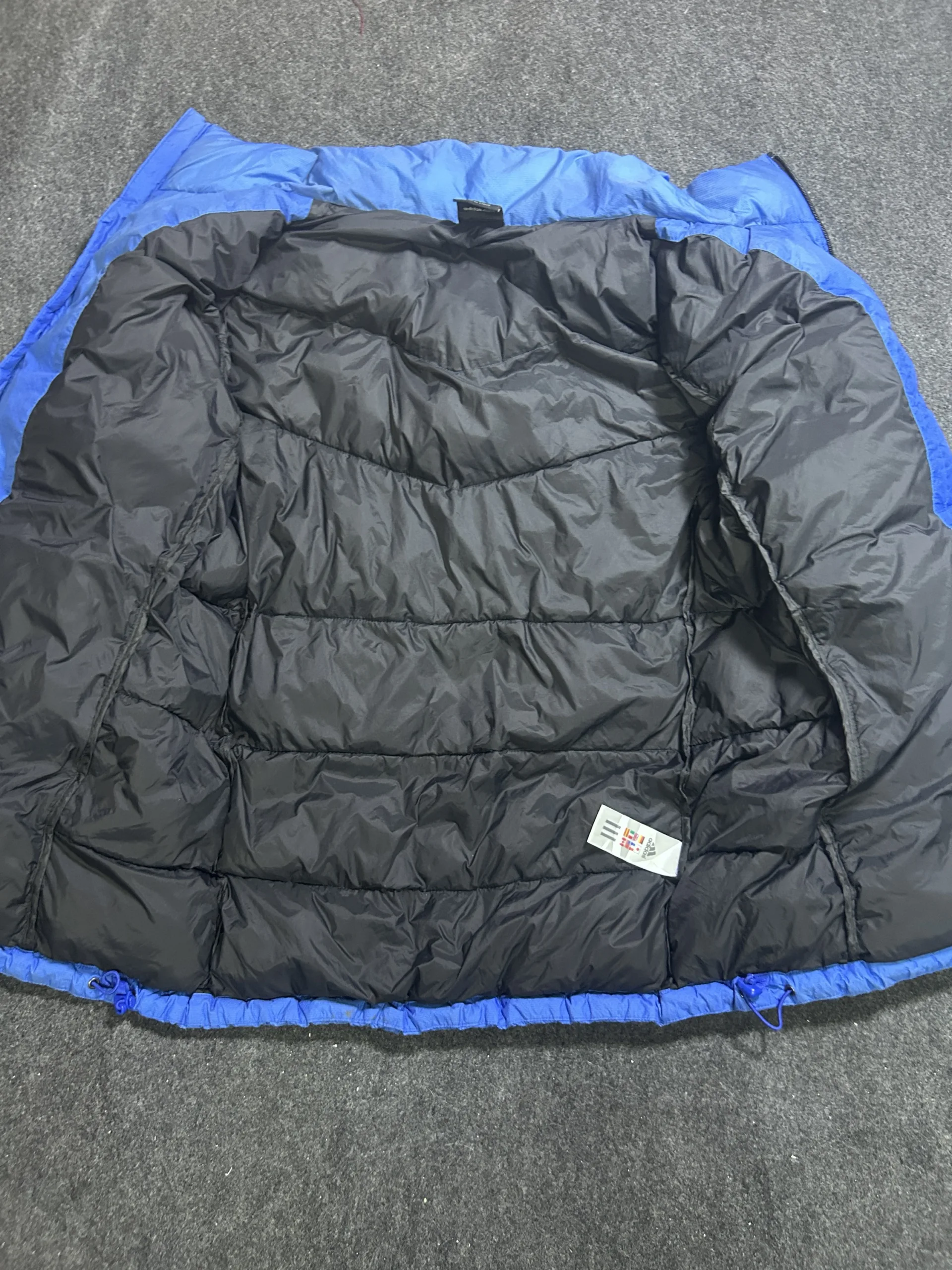 Adidas Blue Puffer Jacket | Lightweight Winter Jacket | Size L