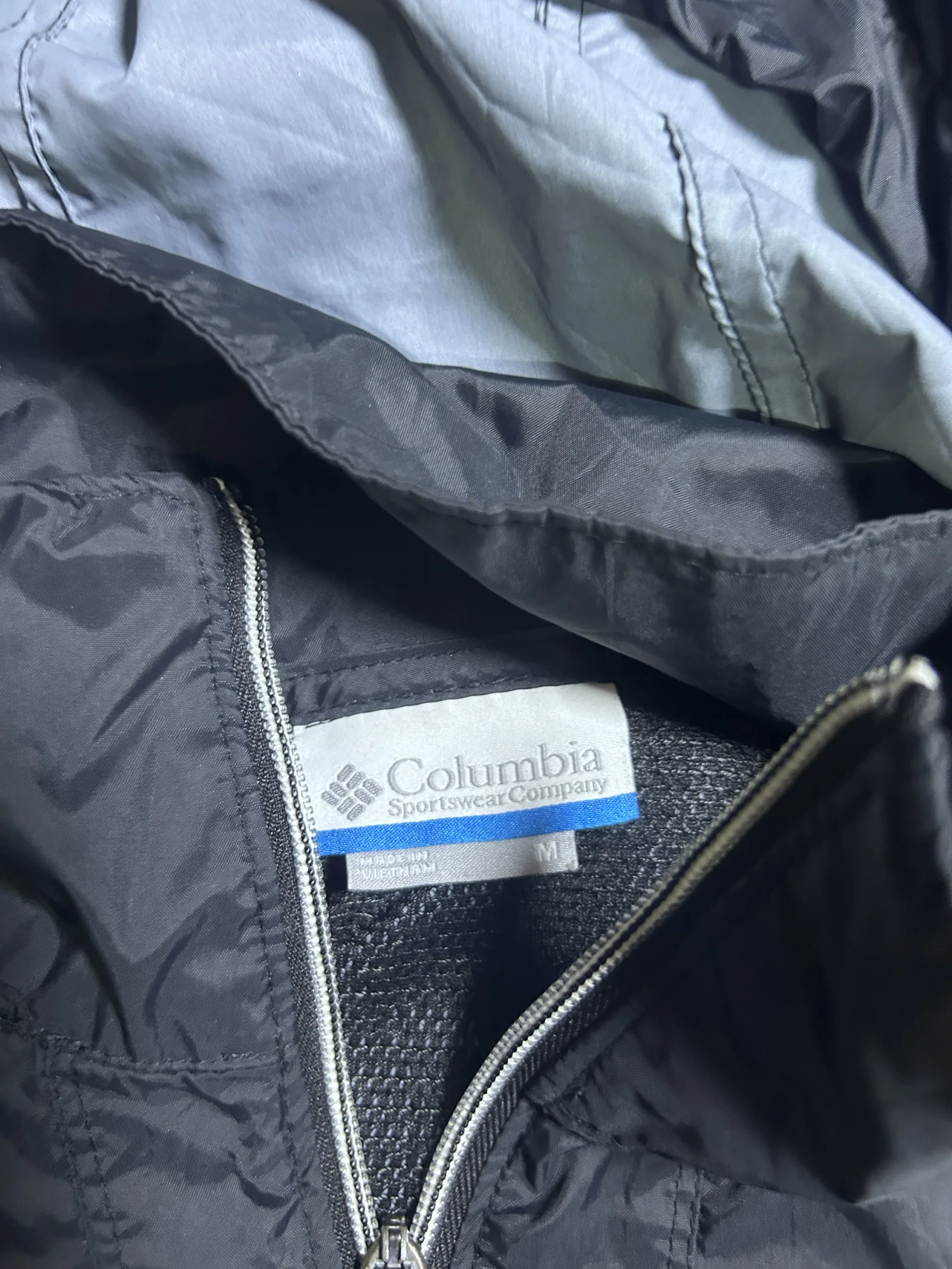 Columbia Omni-Shield Packable Waterproof Hooded Jacket Black | M