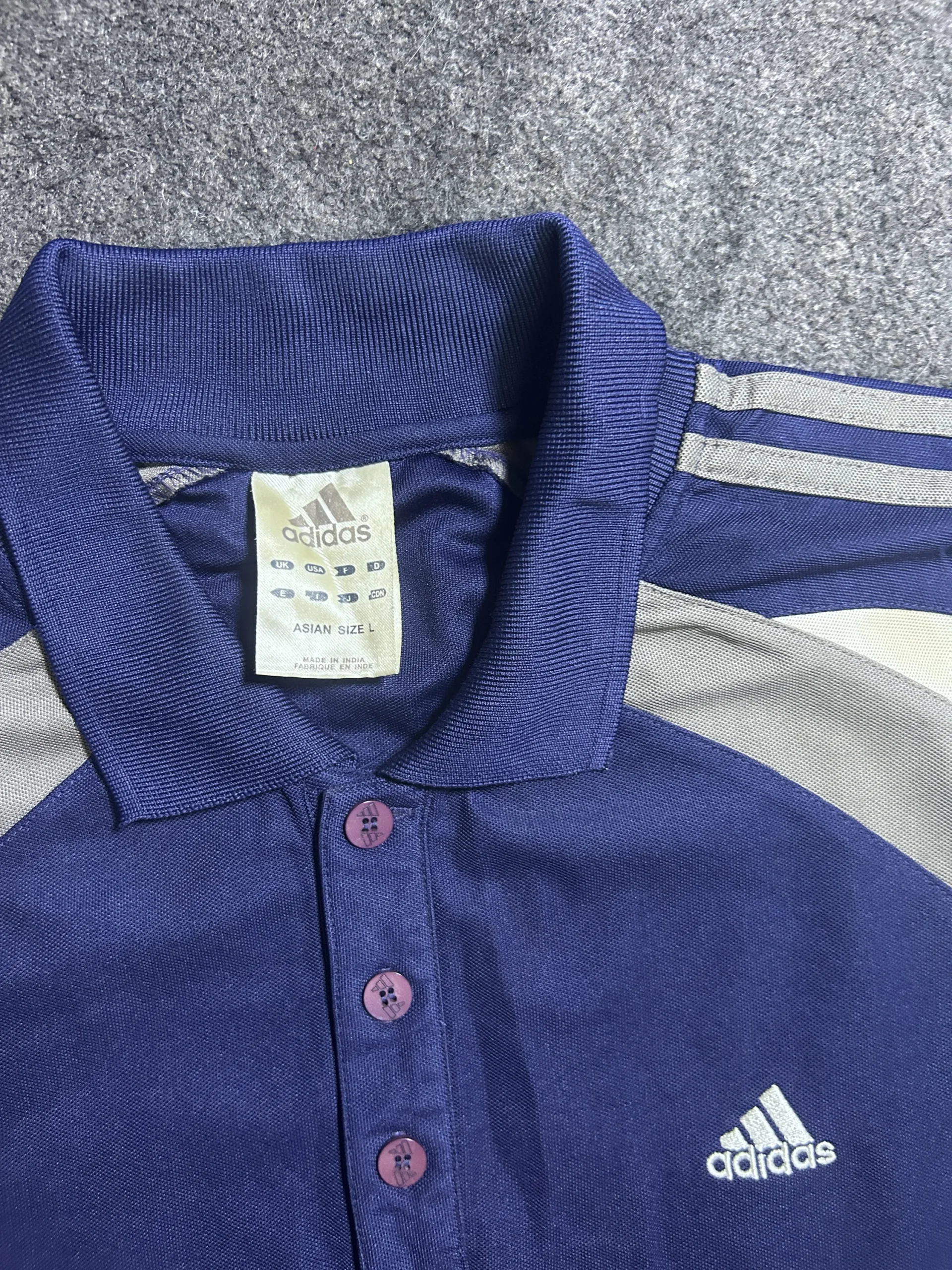 Adidas ClimaLite Blue Performance Polo T-Shirt