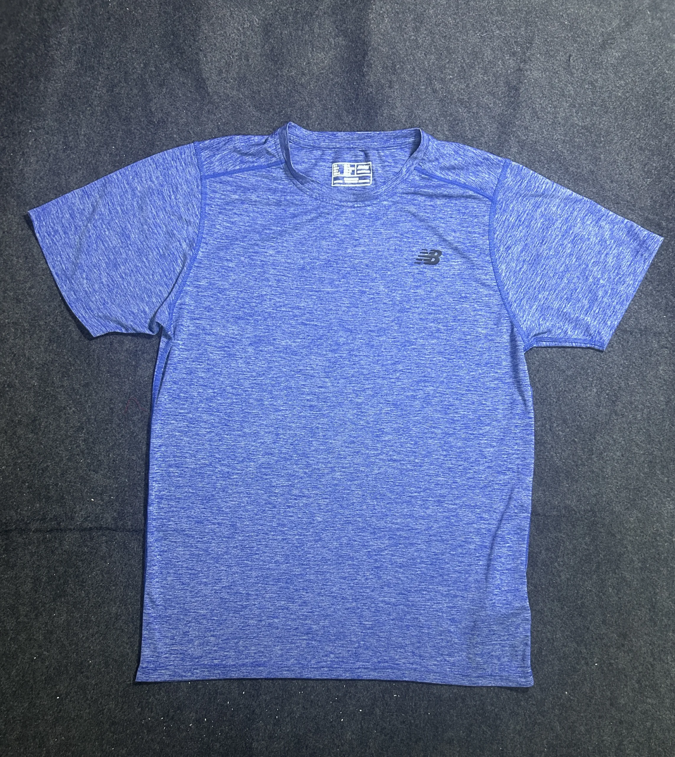 New Balance Performance Quick-dry Running T-Shirt Blue | L