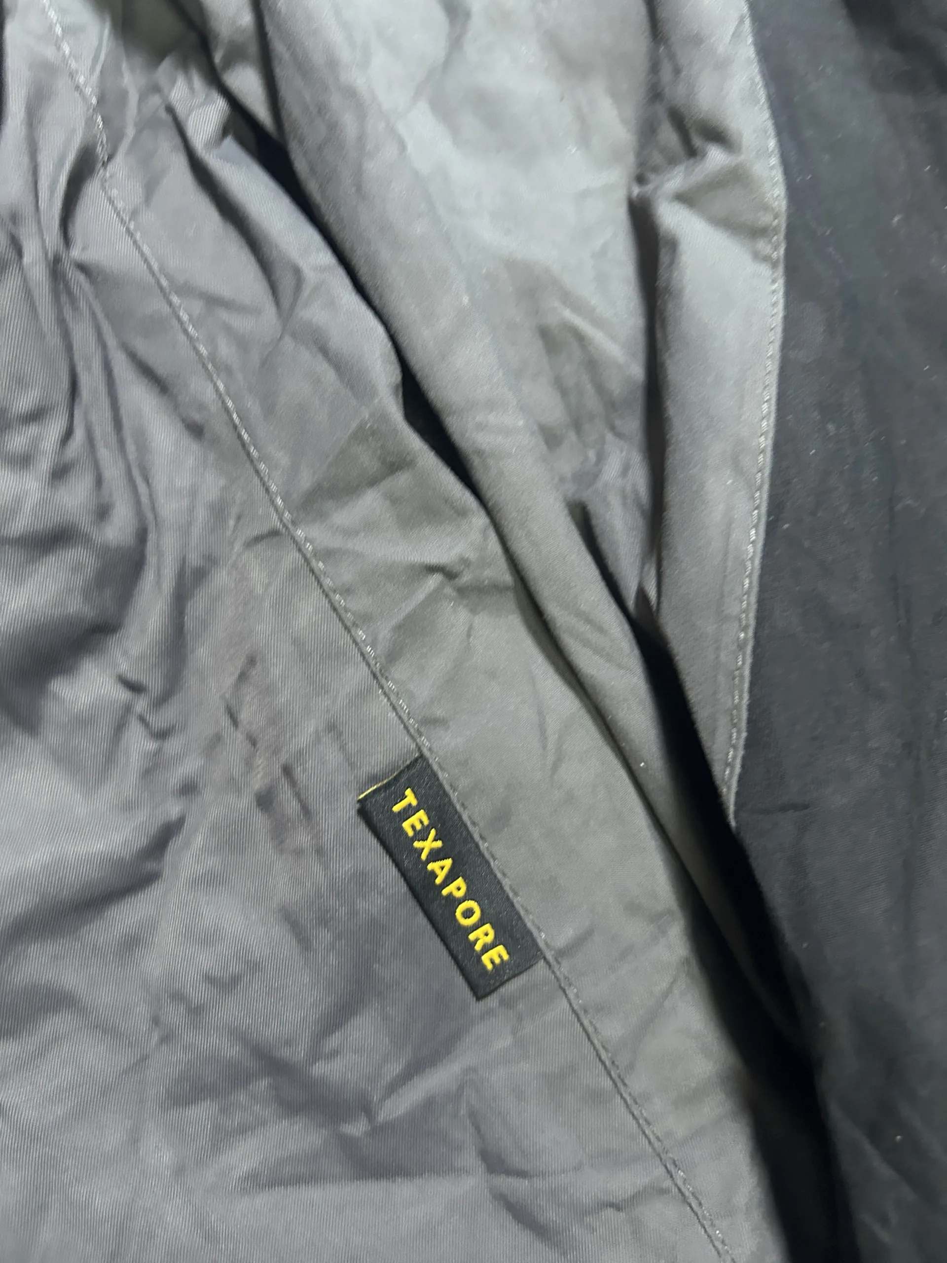 Jack Wolfskin Texapore Waterproof Hooded Outdoor Jacket Black Grey M