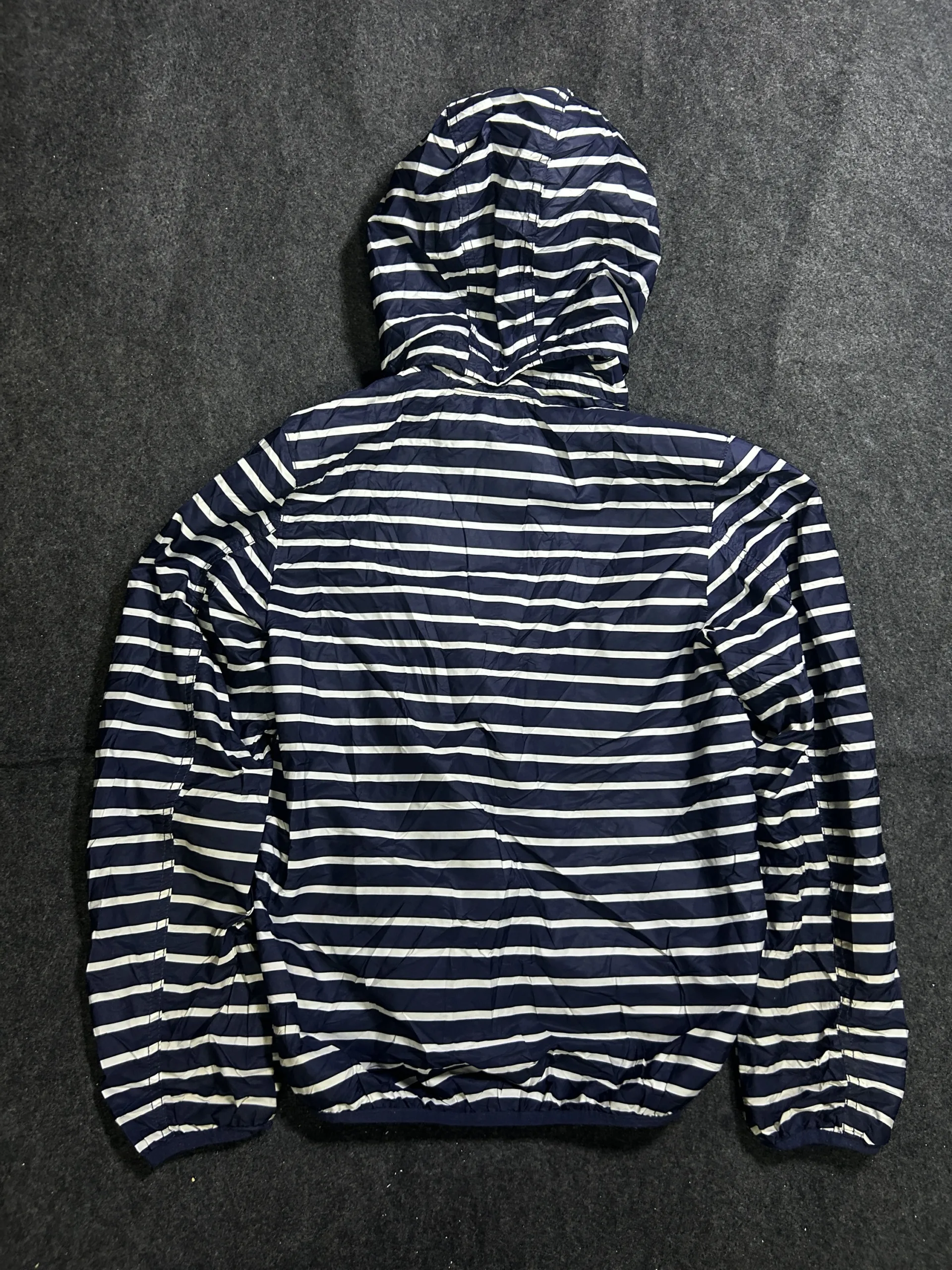 H&M Kids Striped Hooded Water Resistant Windbreaker Jacket S