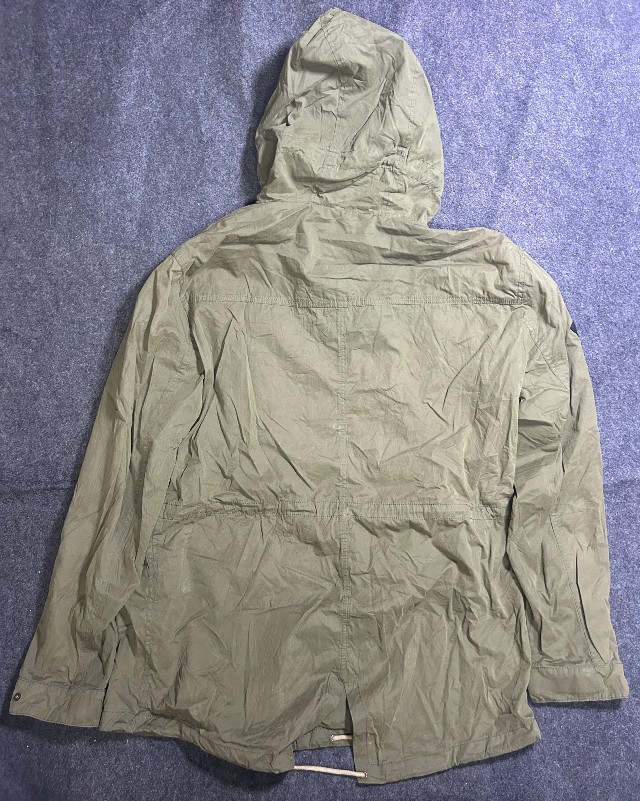 Jack & Jones Vintage CTHQ Olive Green Hooded Field Jacket  XXL