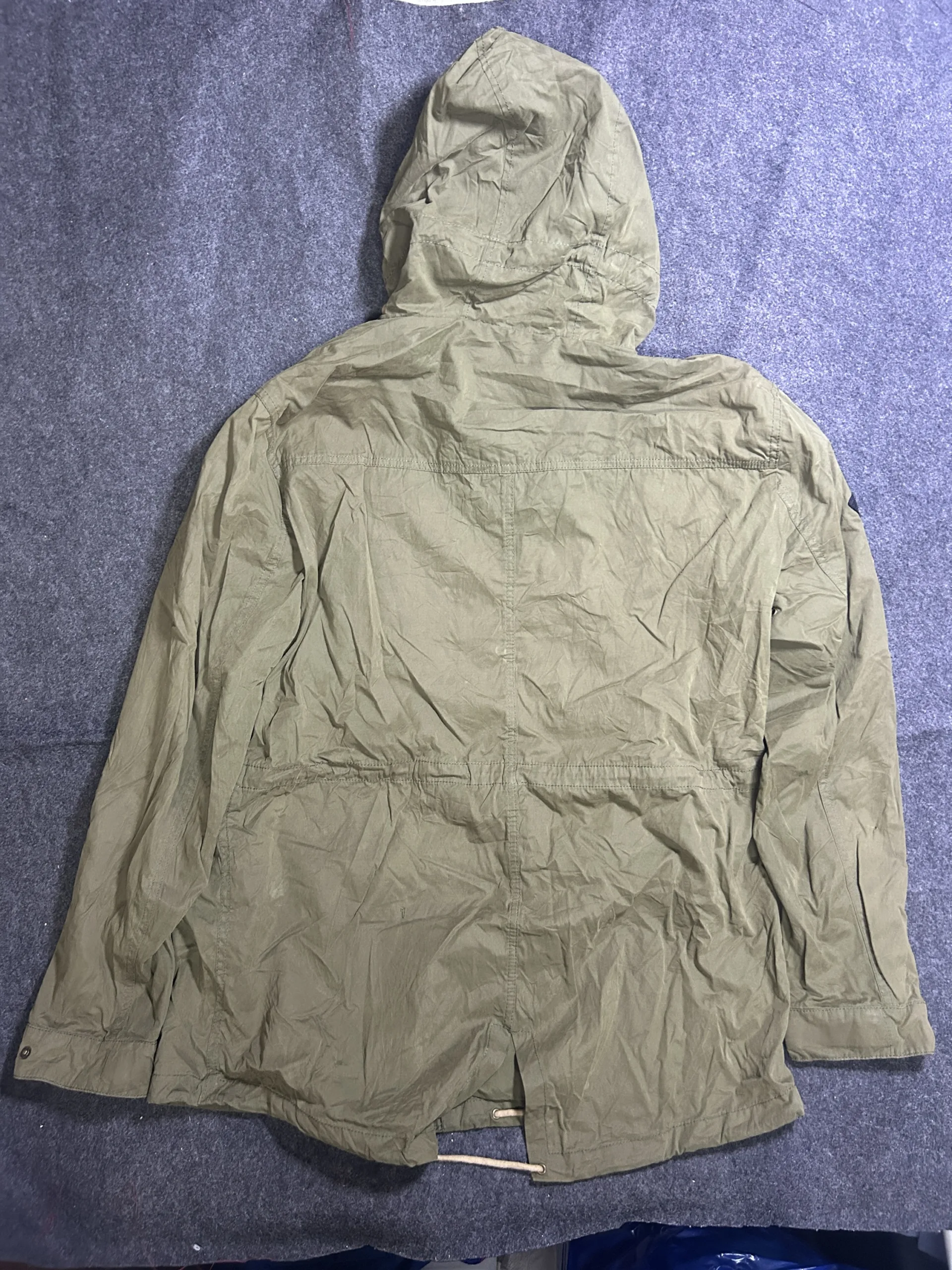 Jack & Jones Vintage CTHQ Olive Green Hooded Field Jacket  XXL