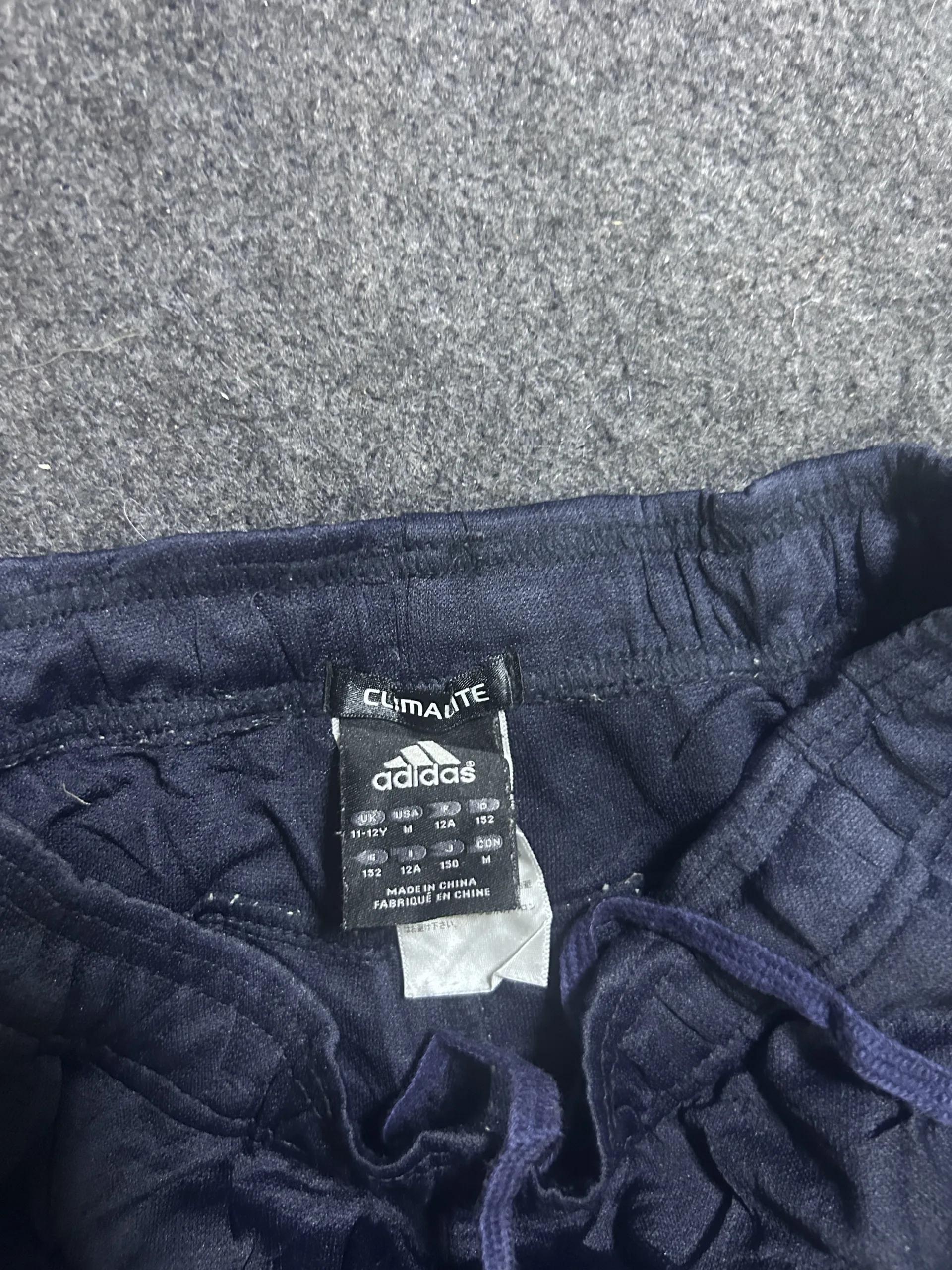 Adidas Climalite Navy Blue Sports Shorts | Kids | 26 Waist | Athletic Shorts
