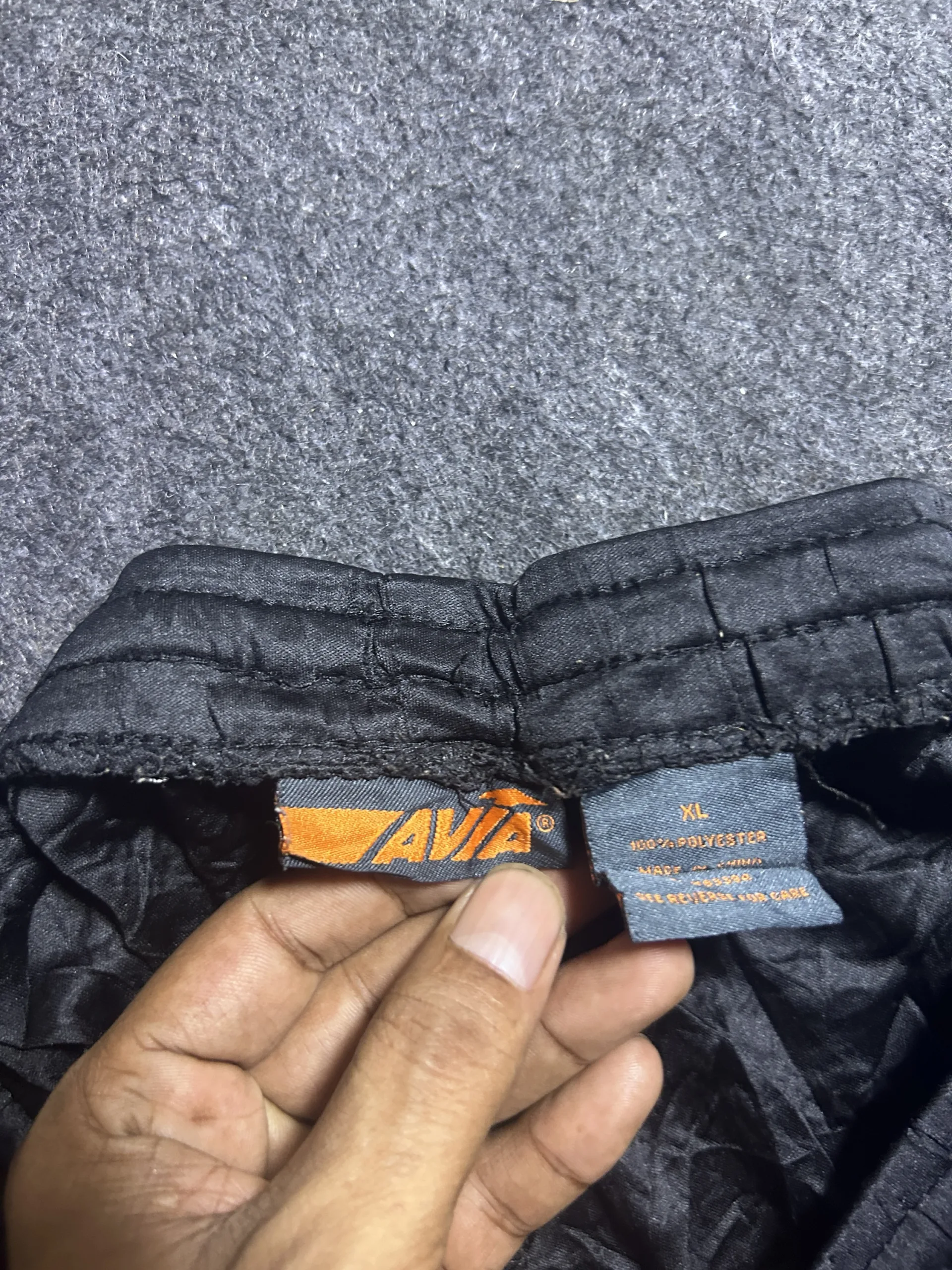 Avia Lightweight Sports Shorts Black Red | Summer Activewear | XL