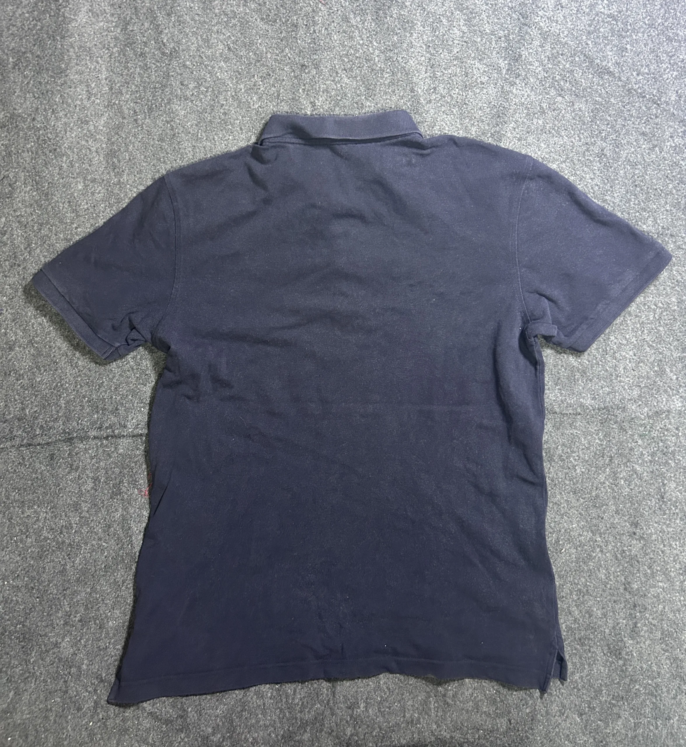 ZARA Navy Blue Classic Polo T-Shirt – Men’s XL