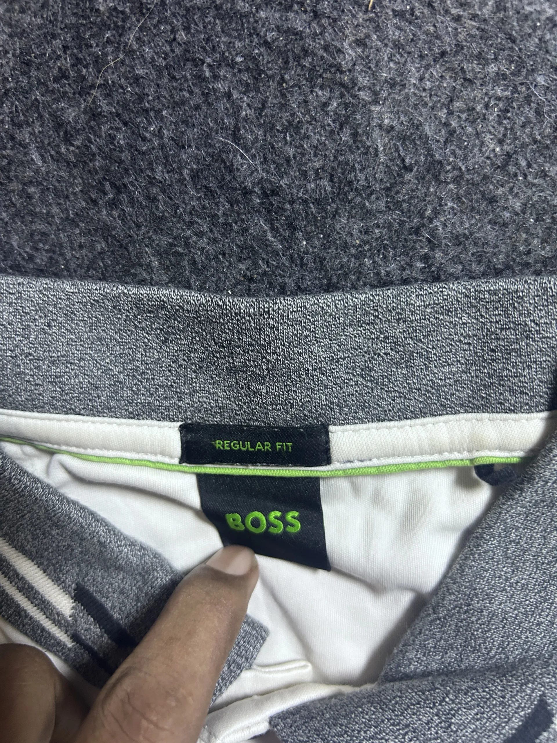 BOSS Regular Fit Polo T-Shirt Off White XXL