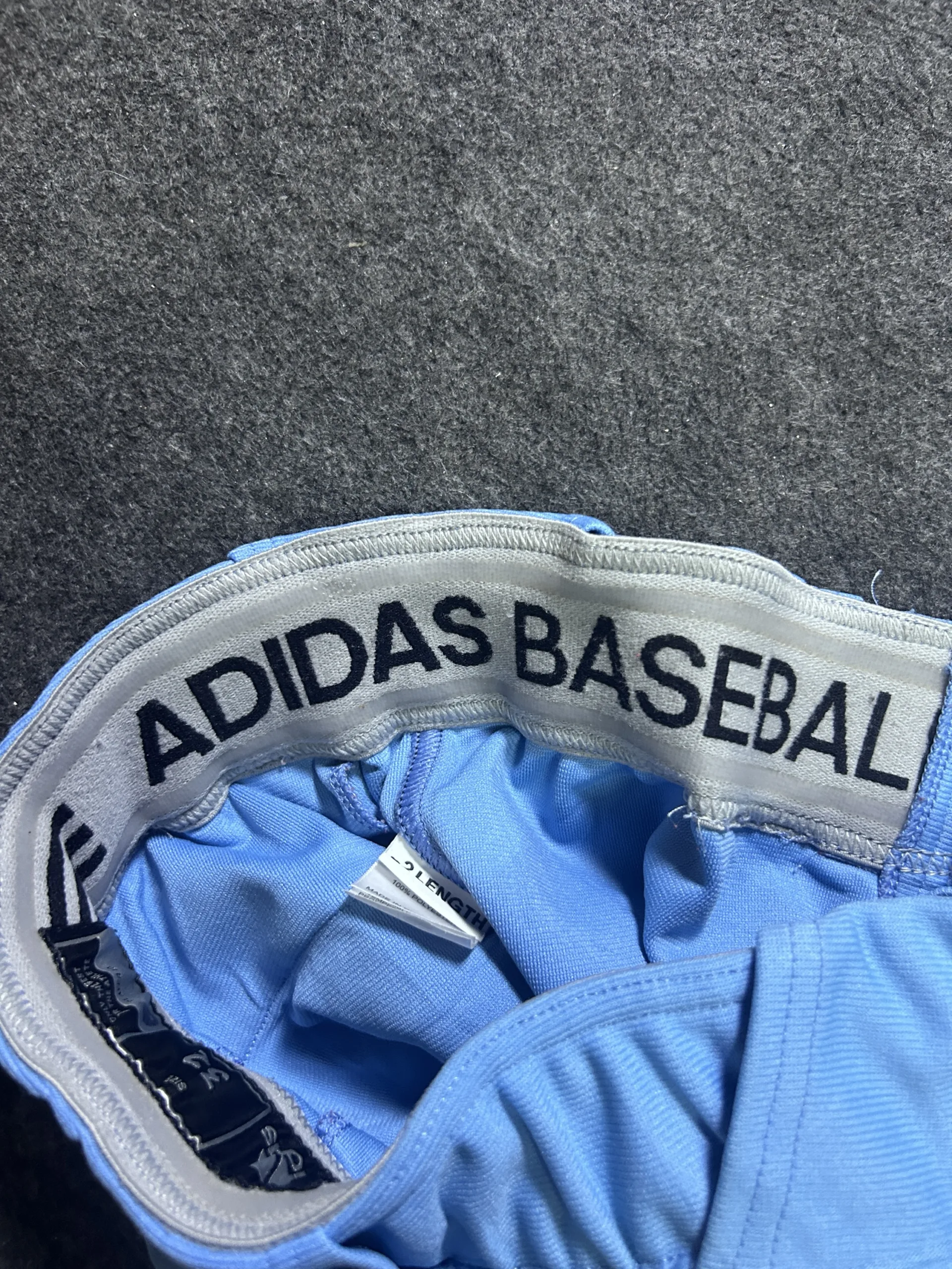 Adidas Baseball Pants Performance Pants Sky Blue | Size 30–32