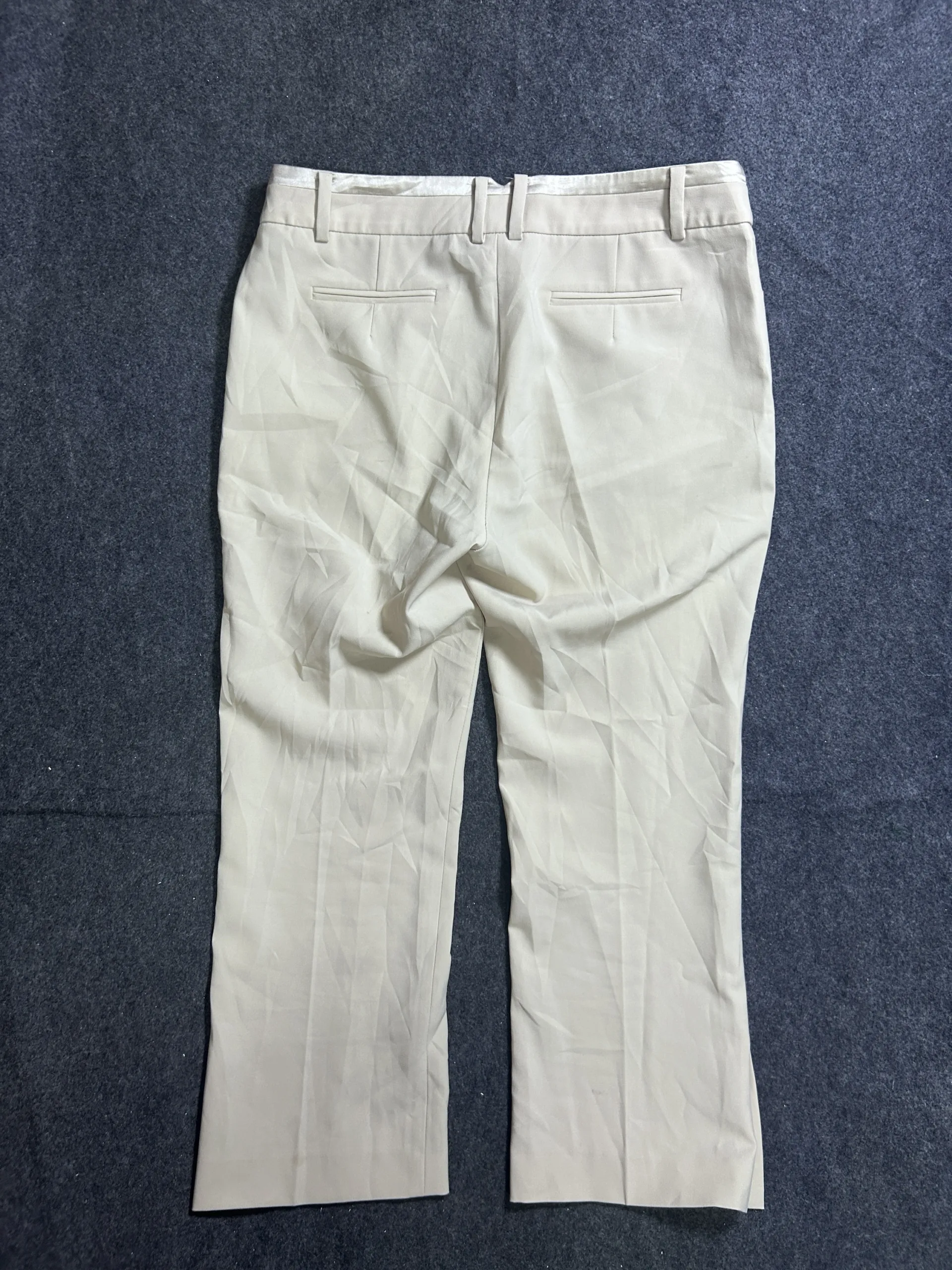 Pierre Cardin Paris Women’s Cream Wide Leg Trousers | M
