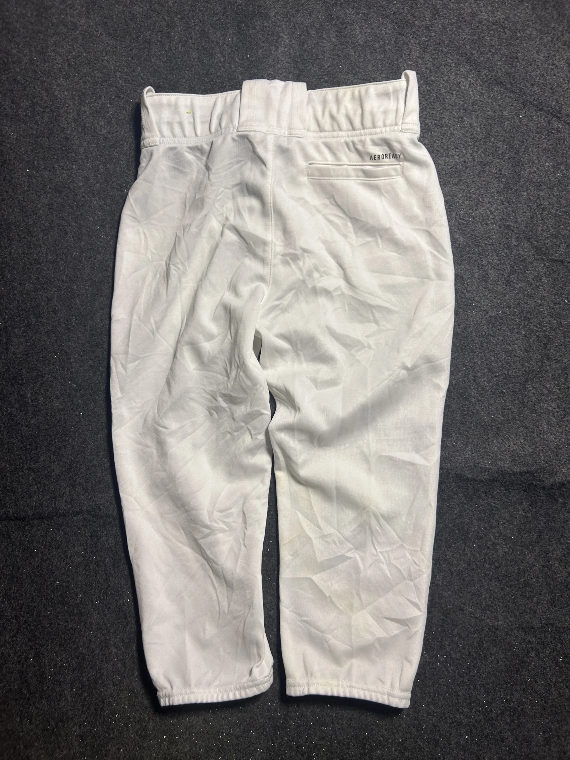 Adidas White Track Pants – XS