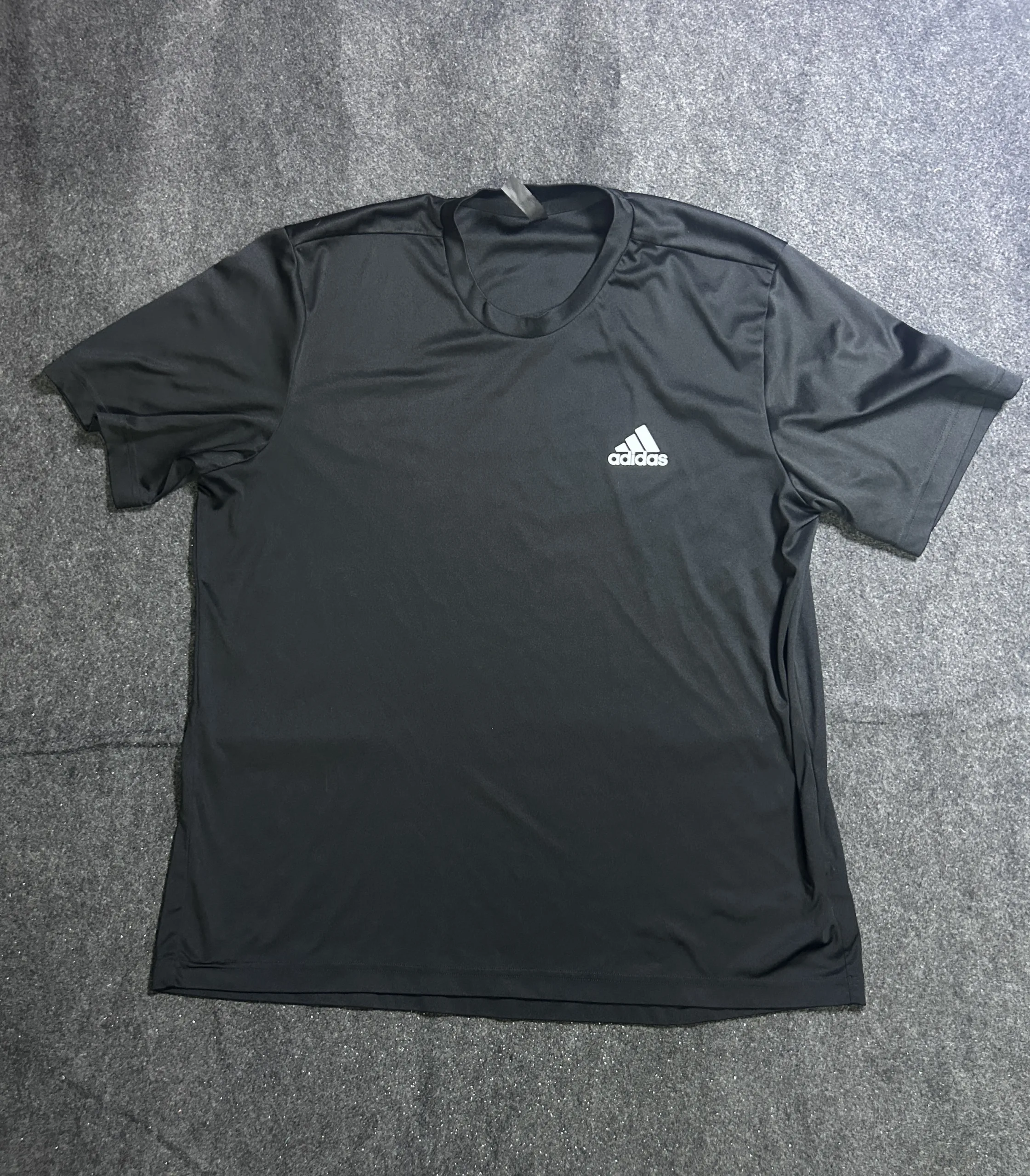 Adidas Black Performance Training T-Shirt – Short Sleeve Sports Tee | XL