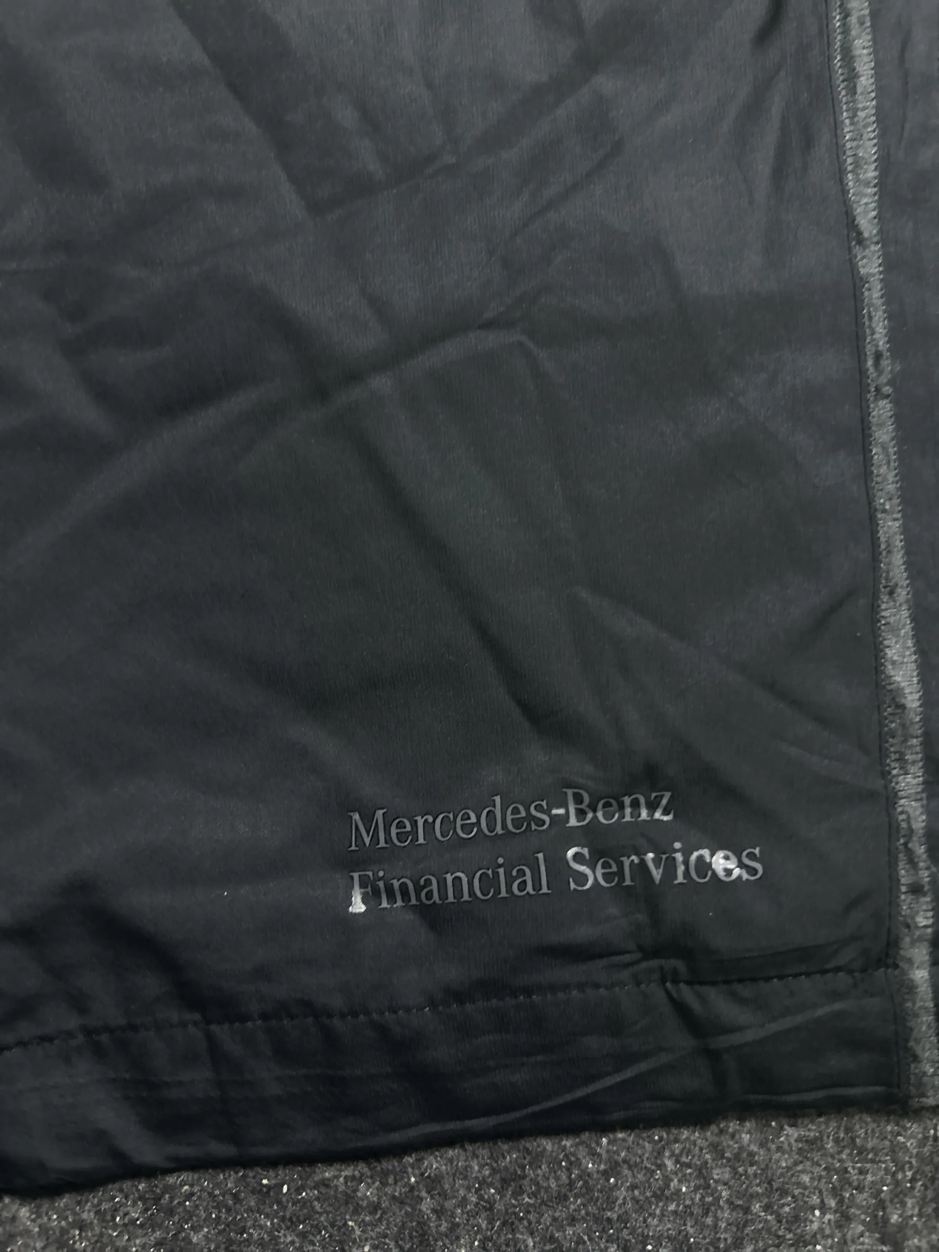 Nike Golf Dri-FIT Mercedes-Benz Waterproof Jacket | Black Lightweight Windbreaker | XL/XXL