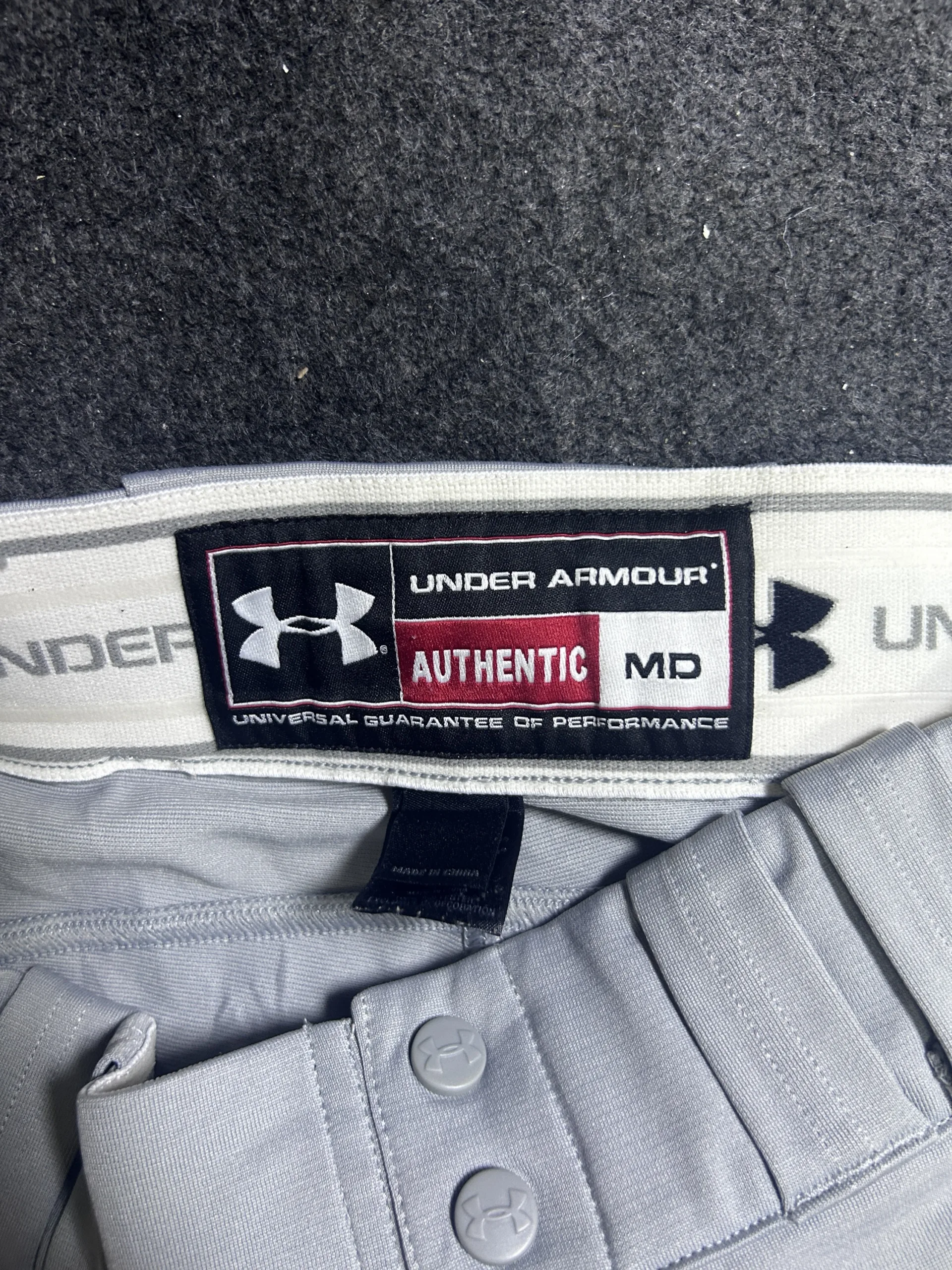 Under Armour Authentic Performance Athletic Shorts  Grey |
