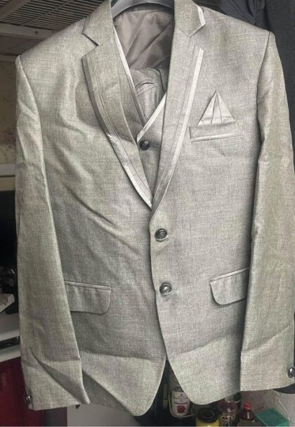 blazer silver color