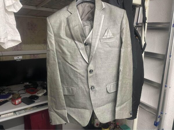 blazer silver color