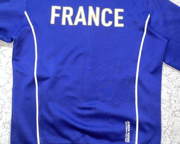 Adidas France World Cup 2010 Track Jacket Blue- M - Image 3