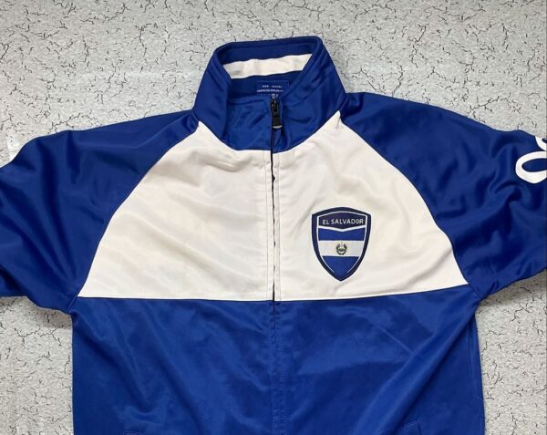 Solo El Salvador Winter Track Jacket Blue - M - Image 2