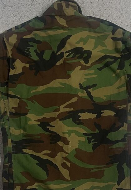 Army Jacket Vintage Army Camouflage Uniform Vintage Army Military Uniform Jacket Size M