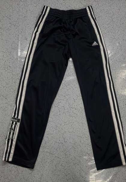 Adidas Vintage 90s/2000s Trefoil Adults' Amazing Football Training Tracksuit Trouser Size M, Black/white