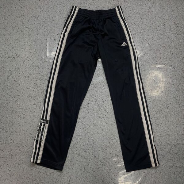 Adidas Vintage 90s/2000s Trefoil Adults' Amazing Football Training Tracksuit Trouser Size M, Black/white