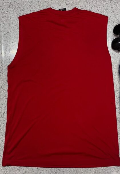 adidas Red Sleeveless Shirts for Men