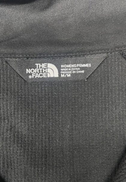 North Face Fleece Vest Womens medium Black Outdoor Hiking Casual Warmth