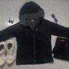 Discovery Hoodie Black Fleece Winter Jacket Size M