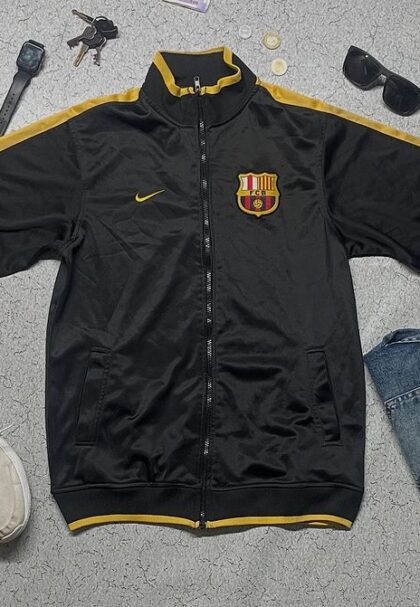 Nike FC Barcelona Barca FCB Full Zip Track Jacket Size medium men