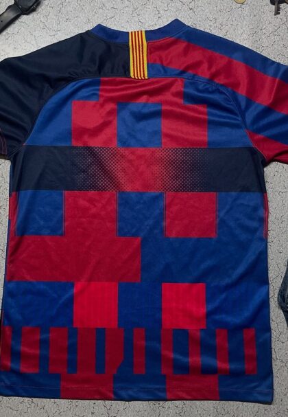 Nike FCB FC Barcelona Mens Anniversary Stadium Jersey DSR Blue Red Size Medium