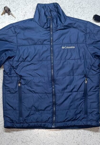 Columbia Men’s Saddle Chutes Jacket (Marine Blue, Size XL)