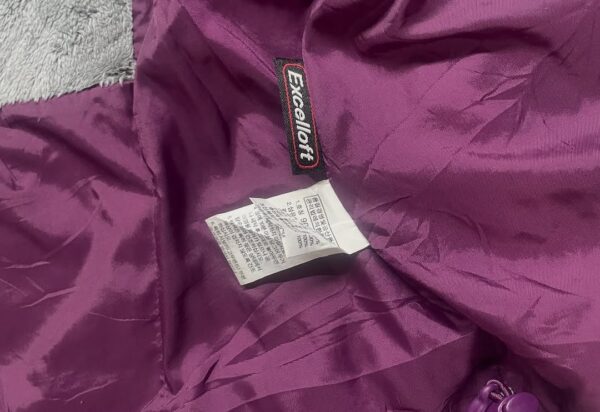 The North Face Jacket Womens Purple Puffer Quilted Full Zip Insulated Comfort Size M