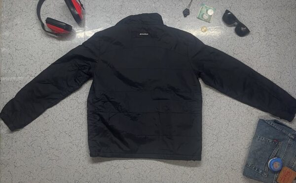 Dickies Black Puffer Jacket with Embroidery Logo